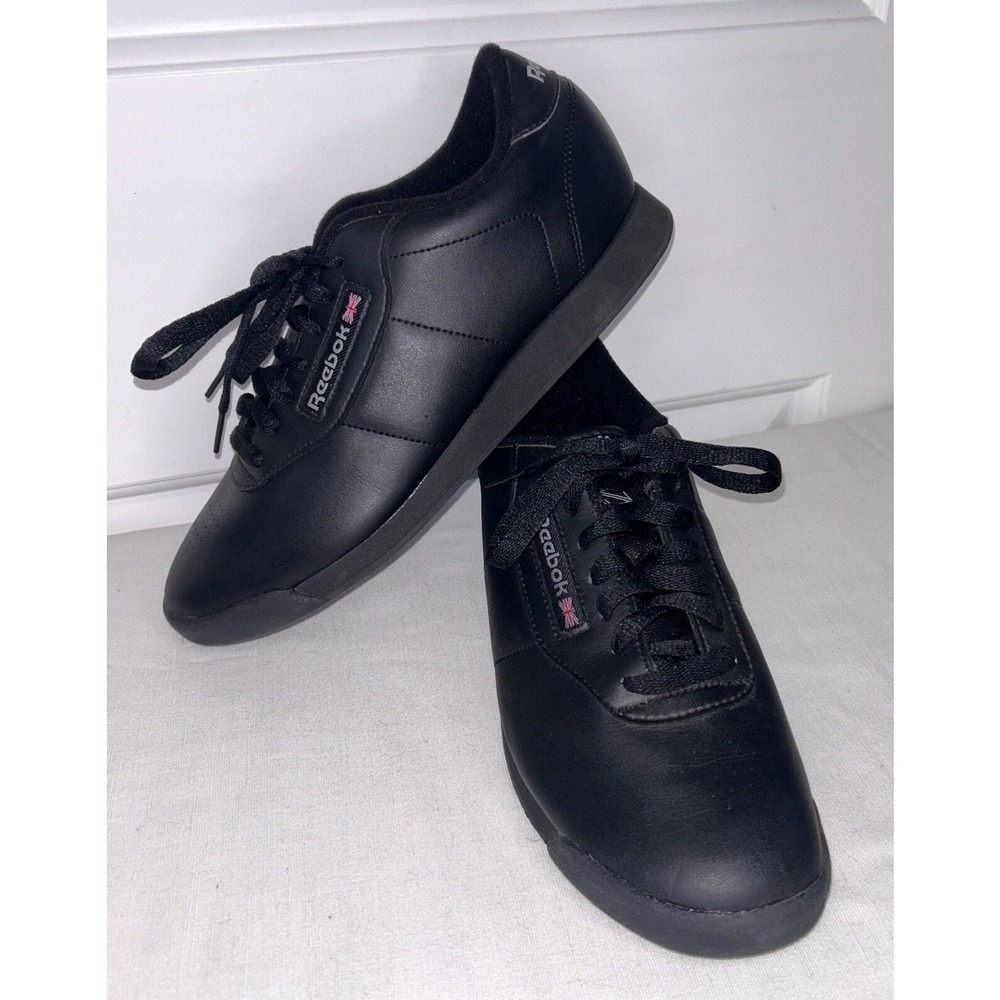 Reebok Classic Women's Black Sneakers Shoes - Size 8.5 - Picture 2 of 8